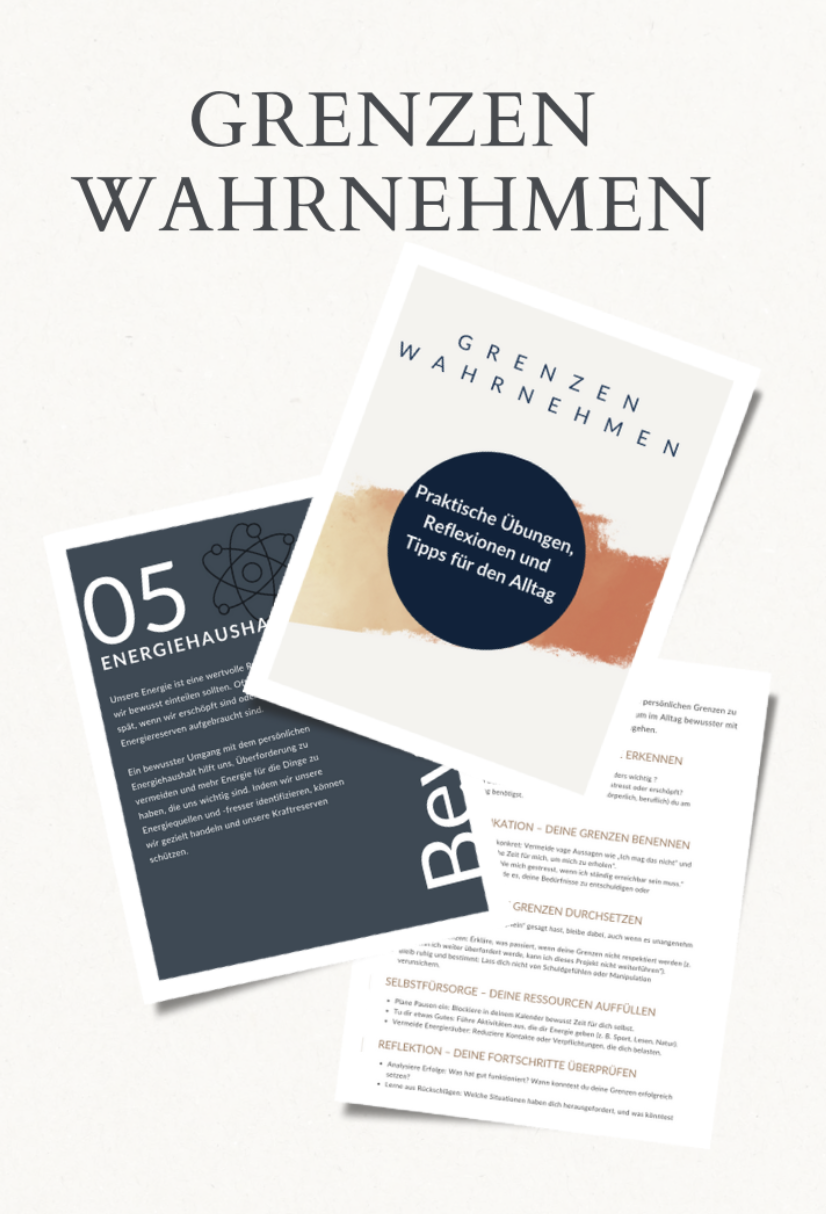 Grenzen wahrnehmen Übungen
