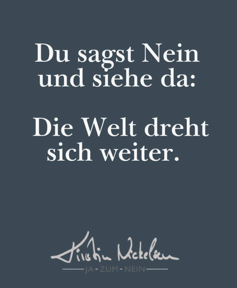 Nein sagen ohne Angst und Schuldgefühle
