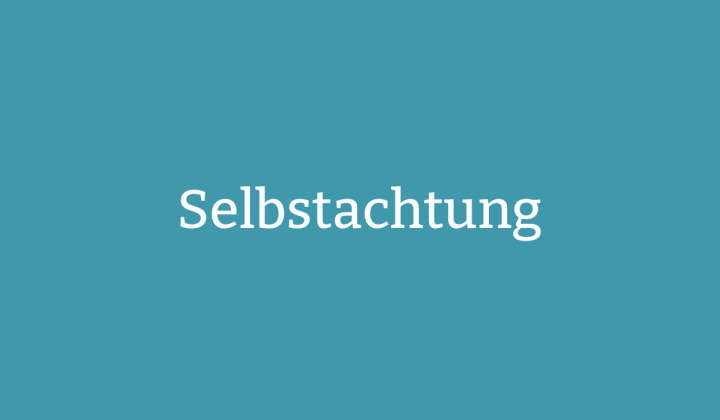 Selbstachtung